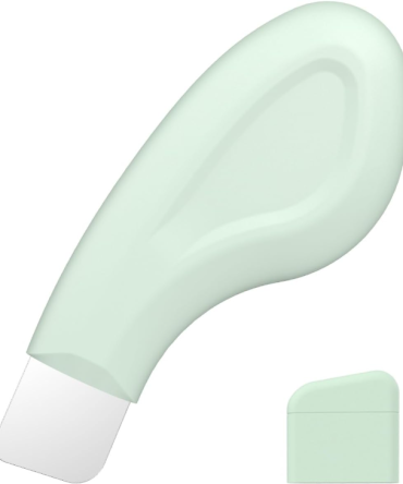 Blackhead Remover Tool, Silicone Face Scraper for Deep Cleansing, Skin Scrubber Face Spatula, Nose Blackhead Remover, Skin Care Tool for Men and Women (Green)