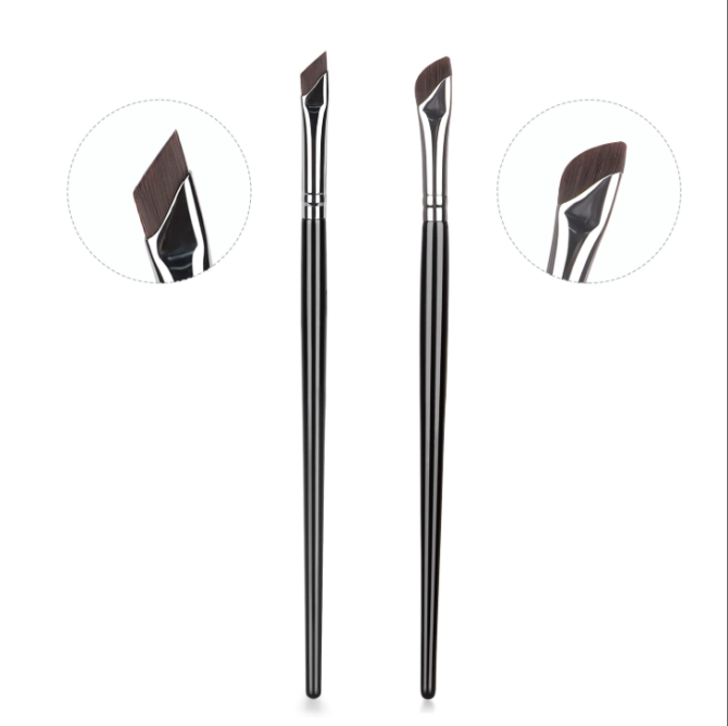 Etercycle Eyeliner Brushes Set, Fine Angled Eyeliner Eyebrow Concealer Brushes, Upgraded Sickle Ultra Thin Slanted Flat Angle for Beauty Cosmetic Tool(3 Pieces) - Image 2