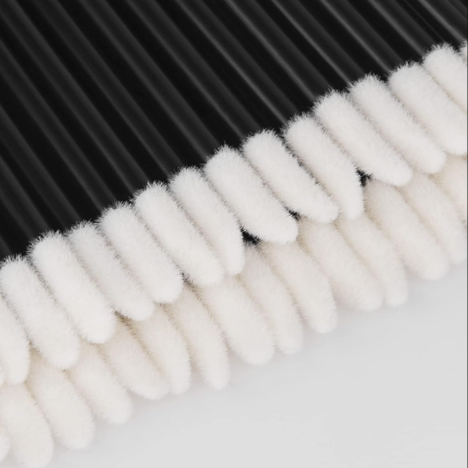 500PCS Lip Wands Applicators Disposable - Vaincre Lip Brush, Lipstick Lint Free Brush Makeup Gloss Wands, Makeup Applicator Beauty Tool Kits Black - Image 4