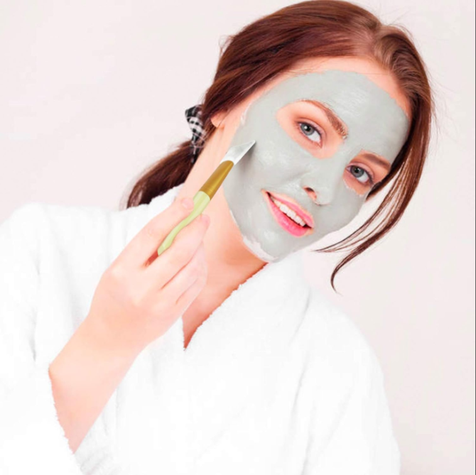 Cuttte 4pcs Silicone Face Mask Applicators, Flexible Facial Mud Masks Applicator, Hairless Moisturizers Tools, Soft Facial Brushes for Mud, Clay, Charcoal - Image 5