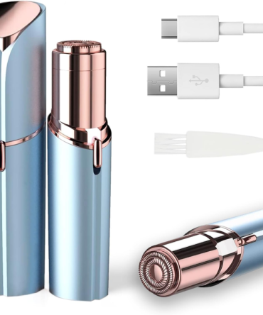 Facial Hair Removal for Women, Electric Painless Facial Hair Remover for Face, Lip, Chin with USB Rechargeable