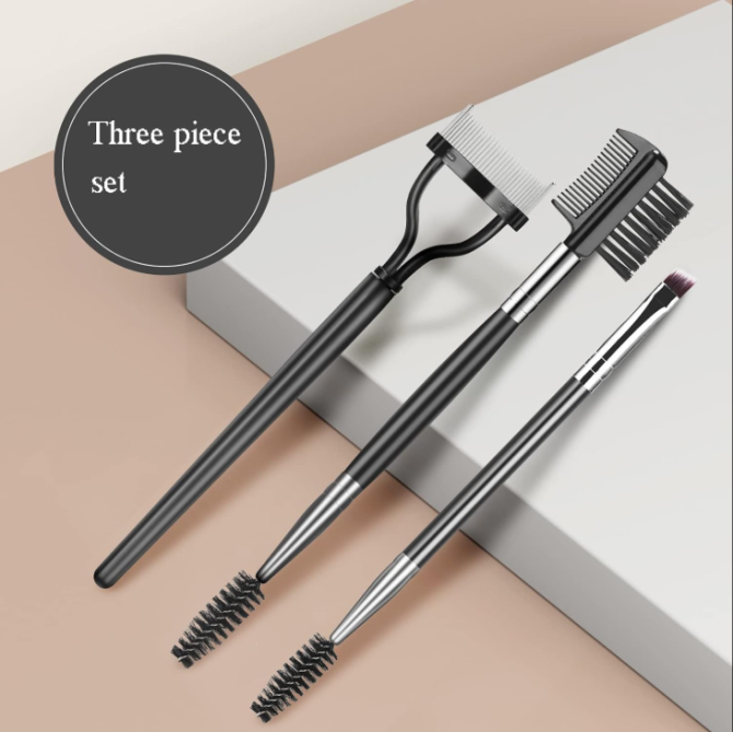 Eyebrow Brush Eyelash Separator Brow Comb & Lash Spoolie Professional Eye Makeup Tools (3 Pieces Set) - Image 8