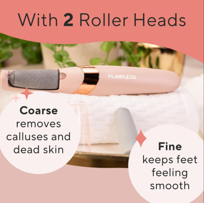 Finishing Touch Flawless Pedi Electronic Tool File and Callus Remover, Pedicure-New Version (Amazon Exclusive) - Image 5