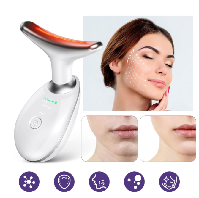Neck Face Massager, Face Sculpting Tool, 3 Modes and Vibration for Facial Massager for Double - Chin Wrinkle,Daily Home Use - Image 6