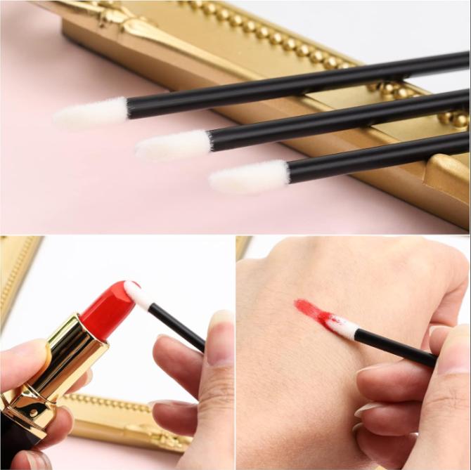 700 Piece Disposable Lip Wands - Lip Brushes, Lipstick & Gloss Applicators - Lint Free Makeup Applicator Brush Beauty Tool - Image 4