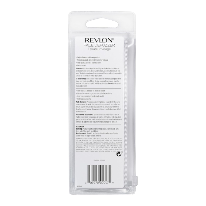 Revlon Face Defuzzers, High Precision Hair Removal and Dermaplaning Blade, Smooth Skin, Made with Stainless Steel, 2 Count - Image 7