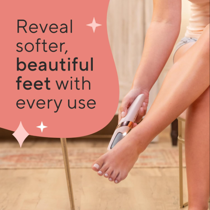 Finishing Touch Flawless Pedi Electronic Tool File and Callus Remover, Pedicure-New Version (Amazon Exclusive) - Image 2